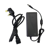 Adaptateur d'alimentation double tête 12V 5A DC pour bande LED de bureau en ABS, vente en gros