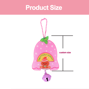 Llavero de acrílico personalizado con campana giratoria, llaveros coloridos personalizados, regalos promocionales - Product Image 3