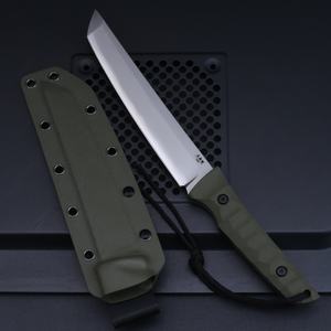 Cuchillo Táctico de Supervivencia Personalizable con Hoja de Acero Inoxidable y Mango G10 para Uso Industrial, Caza, EDC, Bricolaje y OEM - Product Image 4