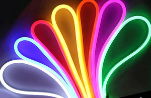 Néon LED RVB rechargeable à intensité variable, étanche IP65, en silicone double couche - Product Image 2