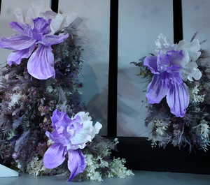 Handmade xếp li cửa sổ hiển thị hoa nghệ thuật cho đám cưới Backdrop trang trí với đẹp Giấy Thủ Công - Product Image 6