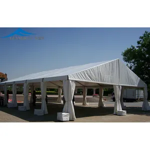 Grande tente transparente en aluminium pour 300 personnes pour les cérémonies de mariage en plein air ou les salons professionnels en Chine