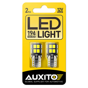 หลอดไฟ LED AUXITO รุ่นขายดี T10 สีเหลืองอำพัน 6000K 12V หลอดไฟหน้า LED 170lm 14 ชิ้น 2835 SMD สำหรับไฟภายในรถยนต์ - Product Image 1