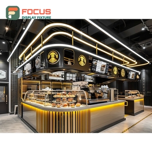 ตู้โชว์ร้านกาแฟมืออาชีพ ตู้โชว์ไม้ลามิเนตสำหรับร้านค้าปลีก ตู้โชว์ร้านกาแฟเชิงพาณิชย์ - Product Image 4