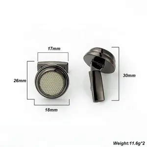 Marlary Fête Des Pères Cadeaux Personnalisé Pistolet Couleur Boutons De Manchette Pour Hommes boutons de Manchette Faits Sur Commande