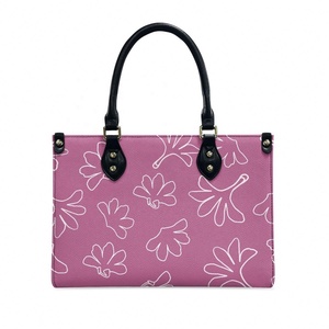 Tendencia Personalización del producto Hawaiian Pua Naupaka Imprimir Alta calidad Moda de lujo Señoras Pu Bolso Imprimir a pedido - Product Image 3