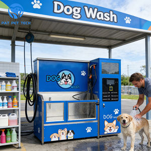 Kiosque de lavage pour chiens PATPET en acier inoxydable 304, prix d'usine, baignoire de toilettage pour animaux de compagnie, machine de lavage pour chiens en libre-service à pièces - Product Image 1