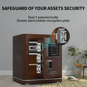 Double Alarm Thickness of Door 12 mm Solid Steel Intelligent Home Business <b>Safe</b> <b>Box</b> for Money Jewelry - Product Image 2