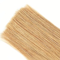 Extensiones de Cabello Europeas 6H con Punta Invisible, Extensiones de Cabello Virgen Remy Teñidas a Mano con Micro-Loop H6