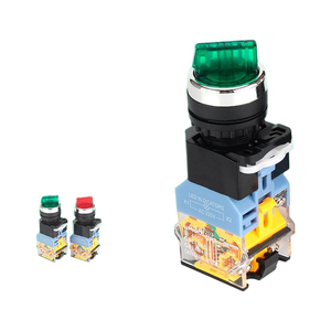 Interrupteur rotatif YHBS-38-22RD 10A avec LED, diamètre du trou de 22 mm, matériau ABS, indice de protection IP65, frais de port non inclus - Product Image 3