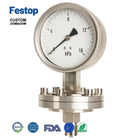 Manómetros de Diafragma Festop de Acero Inoxidable, Hechos en China, de la Mejor Calidad a Precio Económico