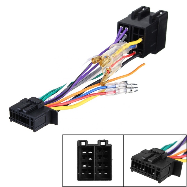 Car Stereo Radio ISO Wiring Harness 16Pin PI100 Wire Harness Cable Adapter for Pioneer 2003-on