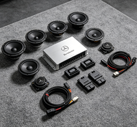 Sistem Audio Mobil OEM Burmester 13 Speaker Set Lengkap Upgrade untuk Mercedes Benz Kelas C E GLC W205 W213 Kit Amplifier Speaker Mobil