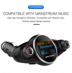 BT08 BT5.0 U Đĩa/Thẻ TF Rảnh Tay Xe BT Cổng Aux 1.3 Inch Màn Hình LCD Máy Phát Fm Máy Nghe Nhạc Mp3 Có Usb - Product Image 2