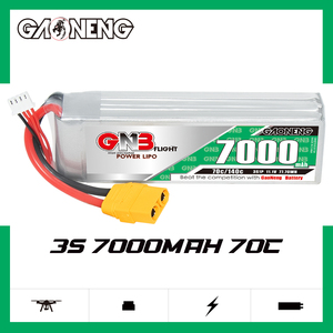 GNB GAONENG 7000mah 3S 11.1V 70C 140C XT90 RC LiPo Batterie RC Voiture Drone Bateau Avion Jets RC Loisirs 4WD Monsters Rustler - Product Image 2