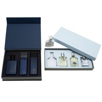 Caja de Regalo Magnética de Lujo para Productos de Cuidado de la Piel para Hombre, Personalizada, con Materiales Reciclados y Forro de Esponja