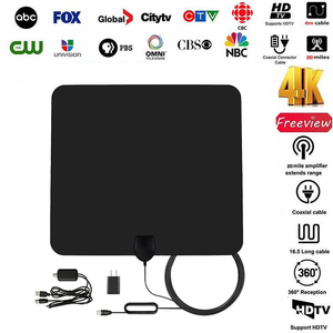 <span class=keywords><strong>Antenne</strong></span> <span class=keywords><strong>TV</strong></span> <span class=keywords><strong>extérieure</strong></span> 2024 4K Ultra HD à gain élevé, tuner numérique ABS, circuit d'entrée, mini tuner micro DVB-T2 - Product Image 2