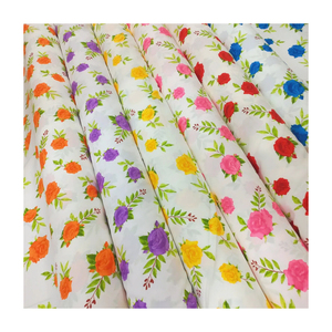 Venta al por mayor 30S 45S alta calidad rayón impreso tela pequeño Floral diseño personalizado <span class=keywords><strong>Chalis</strong></span> 100% viscosa rayón tela para camisa de vestir - Product Image 5