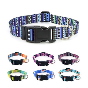 Collier pour chien personnalisé avec logo du fabricant, style western, joli, écologique, en sangle de polyester réglable pour animaux de compagnie - Product Image 2