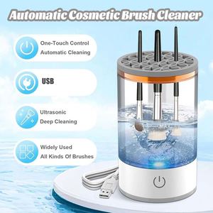 Hot <b>Make</b> up Brush Cleaner Blender Dryer Spinner Automatic <b>Electric</b> Makeup Brush Washing <b>Machine</b> Cosmetic Brush Cleaner - Product Image 2