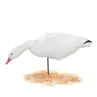 Ensemble de leurres multi-positions pour oies des neiges, pour la chasse en extérieur sur les prairies, texture 3D, leurre pour oies sauvages