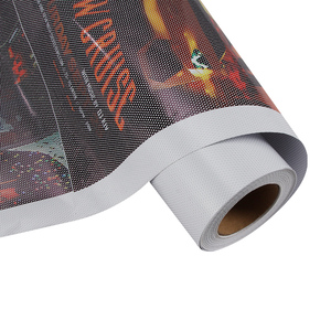 สติกเกอร์ใสแบบเจาะรูสำหรับติดกระจก ป้องกันความร้อน วัสดุไวนิลแบบมองเห็นได้ทางด้านเดียว สำหรับงานพิมพ์โปสเตอร์ - Product Image 2