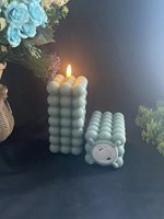 Bubble Cube LED-Kerze - Geeignet für Verschiedene Anlässe wie Heimdekoration, Hochzeiten und Feste.