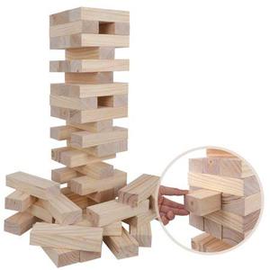 Blocchi impilabili economici all'ingrosso Tumble Tower Blocks Tumble Tower Stacking Wood Block Game - Product Image 1