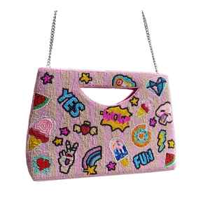 Fabricant indien Meilleure vente Pochette fantaisie Partywear Sac à main perlé pour les femmes disponible au prix de gros pour l'exportation - Product Image 1