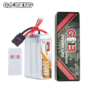 GNB GAONENG HV 13500mAh 6S 22.8V 70C QS8 Connector RC LiPo Battery For RC Car Drone RC Boat Soft Pack