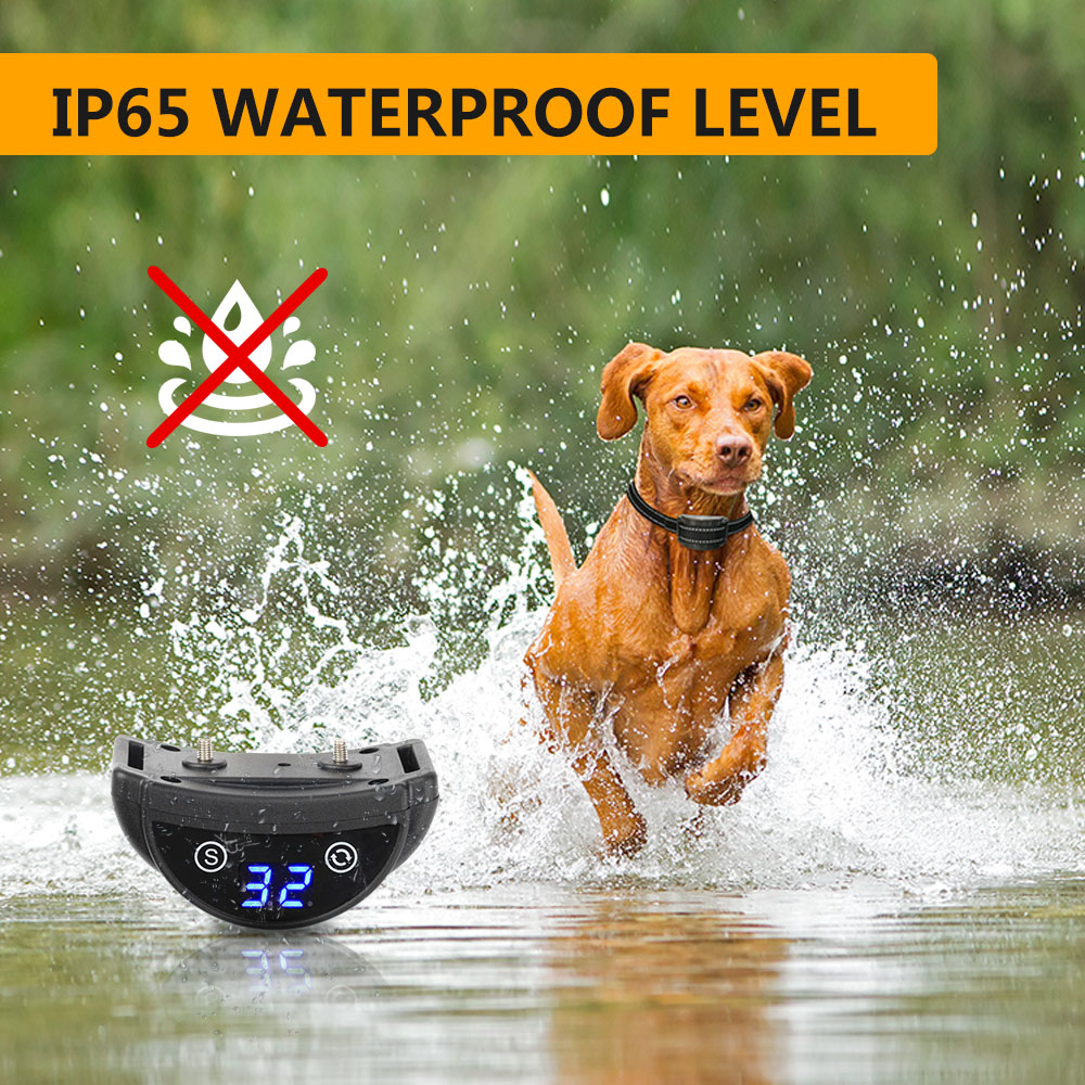 PaiPaitek PD 259B Waterproof Rechargeable Electronic Dog Training Collar - Anti-Bark Device for Smal
