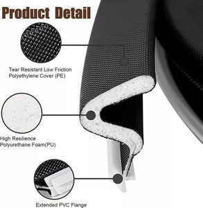 Cinta de Sellado <span class=keywords><strong>para</strong></span> Puerta, Aislamiento Acústico, Espuma de Poliuretano, Tira de Sellado <span class=keywords><strong>para</strong></span> Puerta, Aislamiento Climático, <span class=keywords><strong>Sellador</strong></span> de Huecos <span class=keywords><strong>para</strong></span> <span class=keywords><strong>Ventanas</strong></span> Corredizas - Product Image 3