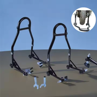 Support de moto universel en acier MEDSEN, cadre de levage, roue avant réglable, support de pneu portable, capacité de 500 kg