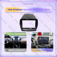 Cadre d'écran de 9 pouces pour autoradio HYUNDAI, cadre pour lecteur DVD de voiture, unités audio de voiture, accessoires pour Hyundai TUCSON IX35 2010-2015