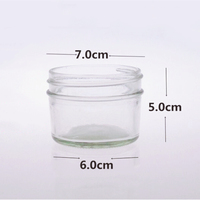 MINI bocaux en verre de 4oz avec couvercles (argent) pour miel, confiture, aliments pour bébés, faveur de mariage, gâteau de bricolage, beurre de cacahuète 24 pièces/ensemble