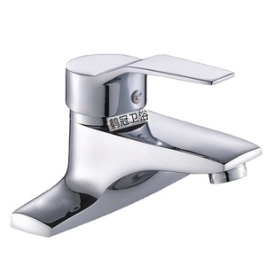 Grifo monomando para lavabo de latón con 2 orificios, montaje en cubierta, con válvula de cerámica - Product Image 5