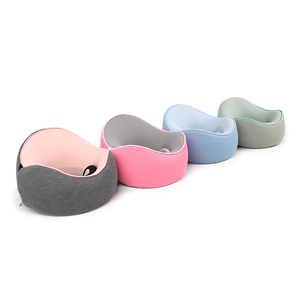 หมอนรองคอรูปตัวยูแบบเมมโมรี่โฟมพิมพ์โลโก้ได้ สำหรับเดินทาง ใช้ได้กับรถยนต์และเครื่องบิน ปลอกถอดซักได้ - Product Image 6