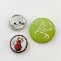 Badges ronds personnalisés en étain avec logo, cadeaux promotionnels pour vêtements, sacs, chapeaux, accessoires vestimentaires, vente en gros, OEM, faible MOQ
