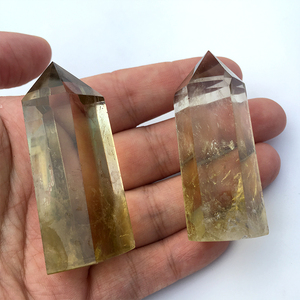 Smoky <span class=keywords><strong>Citrino</strong></span> Cristalli Pietre Curative Chiaro <span class=keywords><strong>Quarzo</strong></span> <span class=keywords><strong>Citrino</strong></span> Punti - Product Image 2