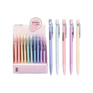 Crayon mécanique rétractable personnalisable avec mine de 0,5/0,7 mm et logo personnalisable pour l'école, le bureau et le dessin - Product Image 1
