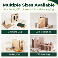 Sac de shopping en papier carton blanc écologique Allwin Packfactory, logo personnalisé, laminage haute brillance, sac cadeau de luxe