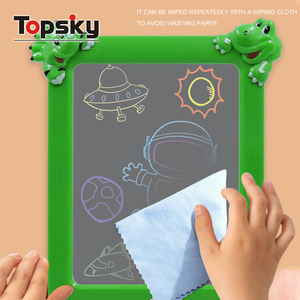 Lustiges DIY-Leuchtspielzeug für Kinder: Vorschul-Zeichenbrett aus Kunststoff, 3D-Magie-Leuchttablett zum Zeichnen für Kinder - Product Image 5