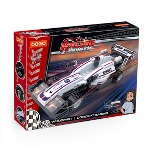 COGO 157 Piezas Bloques de Construcción Ensamblables de Fricción Coche de Carreras <span class=keywords><strong>F1</strong></span> de Alta Velocidad Juguetes Educativos para Niños - Product Image 5