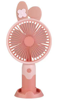 Nouveau ventilateur USB portable - Ventilateur électrique portable de dessin animé pour l'extérieur - Mini ventilateur de bureau