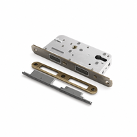 En gros 7255 Corps de serrure de porte à mortaise en fer à double languette magnétique silencieuse avec cylindre de serrure pour ensemble de serrure de porte intérieure en bois