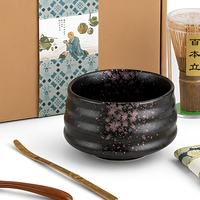 Ensemble traditionnel de thé matcha japonais, fouet en bambou, bol en céramique, fleurs de cerisier, Chashaku, Chakin, Kusenaoshi, ensemble matcha