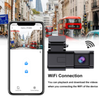 Coche DVR 4K Grabación en tiempo real Caja negra Coche WiFi 4K Ángulo de visión amplio Cámara inteligente Dash Cam