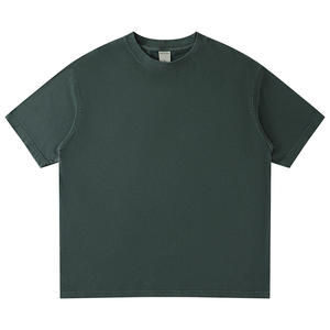 T-shirt unisexe Joychuang haut de gamme rétro, impression numérique personnalisée, grande taille, design de <span class=keywords><strong>logo</strong></span>, tricoté, usage quotidien, impression DTG graphique - Product Image 3