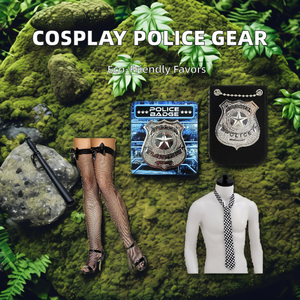 Love Party Nuevo Disfraz <span class=keywords><strong>de</strong></span> Policía para Cosplay con Porra, Esposas, Insignia y Gafas <span class=keywords><strong>de</strong></span> <span class=keywords><strong>Sol</strong></span>, Idea <span class=keywords><strong>de</strong></span> Regalo para Halloween - Product Image 6