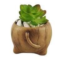Pot en béton créatif animal succulent pot décoratif animal mignon pots de jardin jardinières support